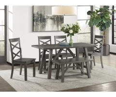 2024 Best of Osterman 6 Piece Extendable Dining Sets (set of 6)