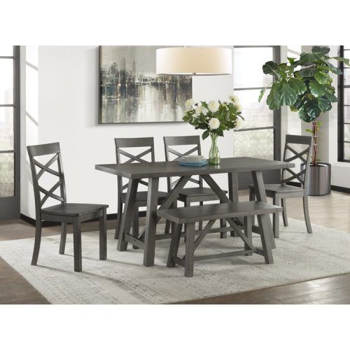 Osterman 6 Piece Extendable Dining Sets (Set Of 6) (Photo 1 of 20)