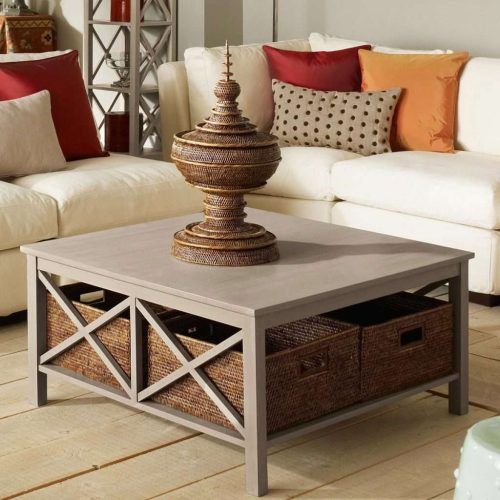 Square Coffee Tables With Storage Cubes (Photo 10 of 20)