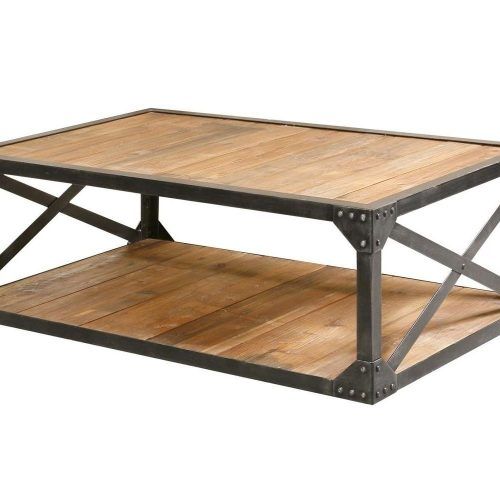 Steel And Wood Coffee Tables (Photo 3 of 20)
