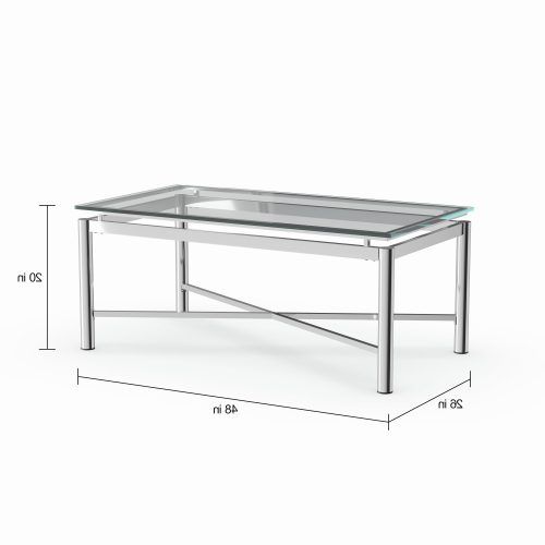 Strick & Bolton Florence Chrome Coffee Tables (Photo 15 of 20)