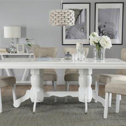 White Dining Sets (Photo 4 of 20)