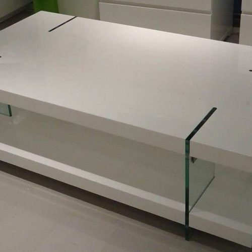 White Wood And Glass Coffee Tables (Photo 18 of 20)