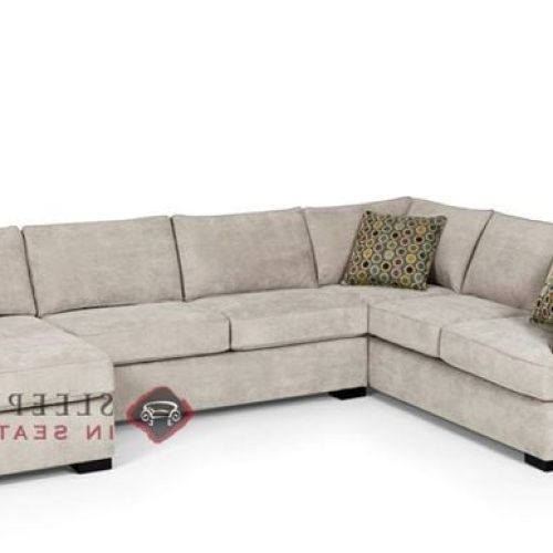 U-Shaped Sectional Sofa With Pull-Out Bed (Photo 14 of 20)