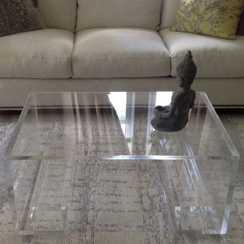 Thick Acrylic Coffee Tables (Photo 4 of 20)