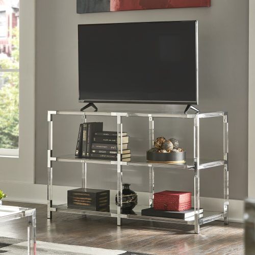 Fitzgerald Mirrored Tv Stands (Photo 18 of 20)