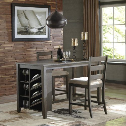 Tappahannock 3 Piece Counter Height Dining Sets (Photo 19 of 20)