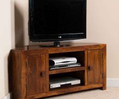 2024 Latest Wood Corner Tv Cabinets