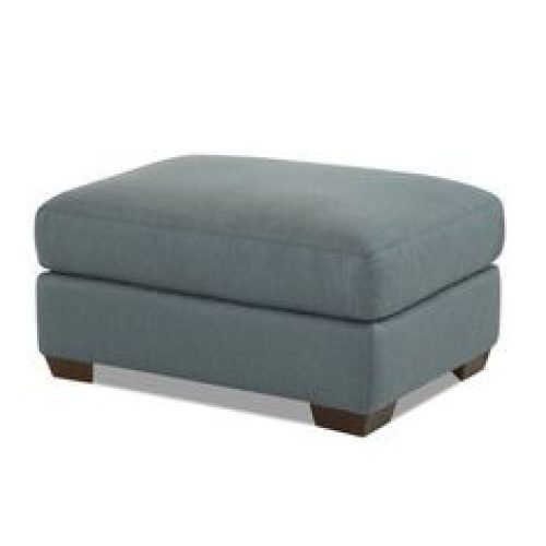 Charcoal And Light Gray Cotton Pouf Ottomans (Photo 4 of 20)