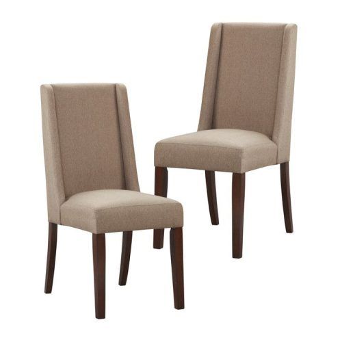 Madison Avenue Tufted Cotton Upholstered Dining Chairs (Set Of 2) (Photo 7 of 20)