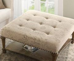  Best 20+ of Fabric Tufted Square Cocktail Ottomans