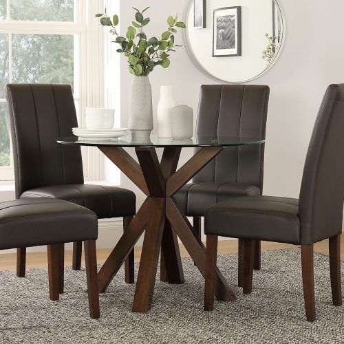 Dark Brown Round Dining Tables (Photo 6 of 20)