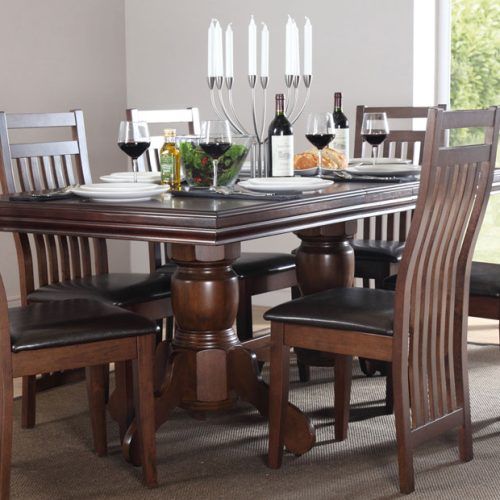 Dark Brown Wood Dining Tables (Photo 14 of 20)