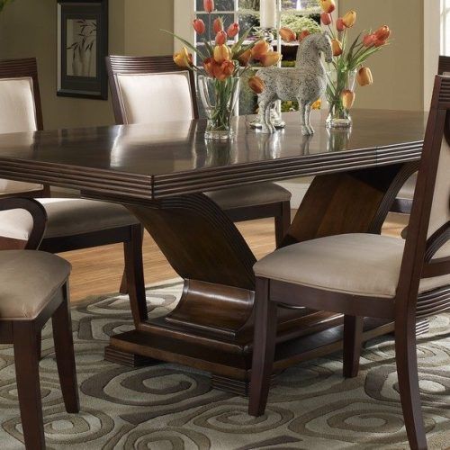 Dark Brown Wood Dining Tables (Photo 4 of 20)