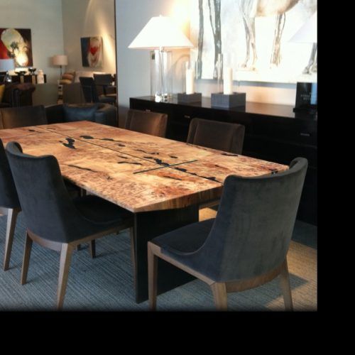 Dark Solid Wood Dining Tables (Photo 14 of 20)