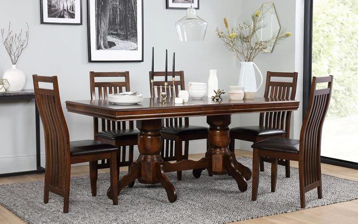 The 20 Best Collection of Dark Wood Dining Tables 6 Chairs