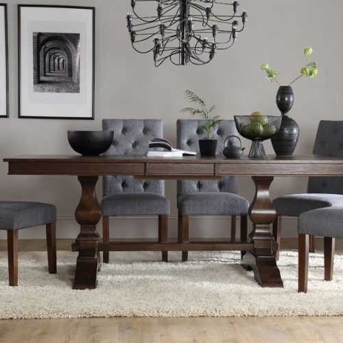 Dark Wood Dining Tables 6 Chairs (Photo 7 of 20)