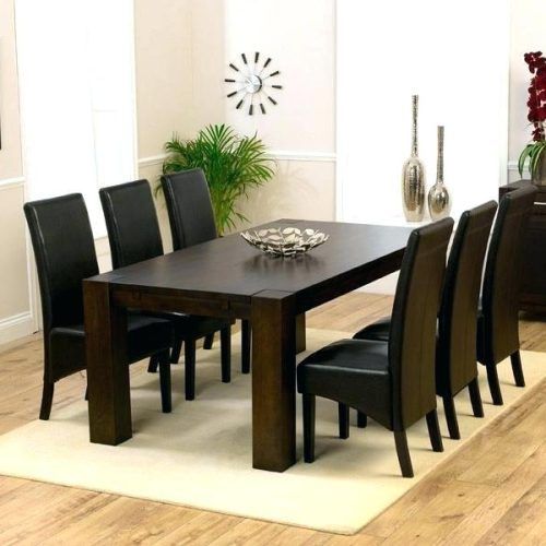 Dark Wood Dining Tables And 6 Chairs (Photo 16 of 20)