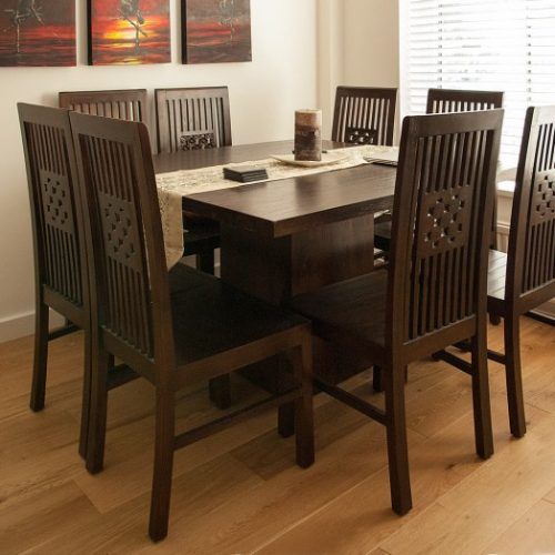 Dark Wood Square Dining Tables (Photo 9 of 20)