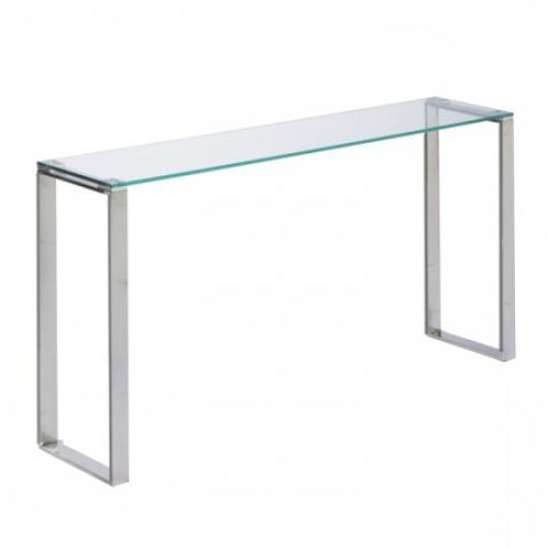 Geometric Glass Modern Console Tables (Photo 6 of 20)