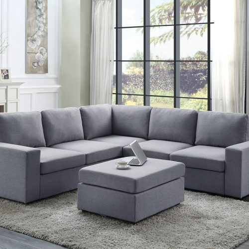 6 Seater Modular Sectional Sofas (Photo 3 of 20)