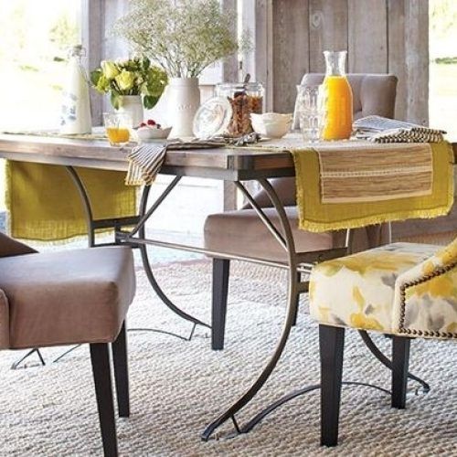 Combs 7 Piece Dining Sets With  Mindy Slipcovered Chairs (Photo 14 of 20)