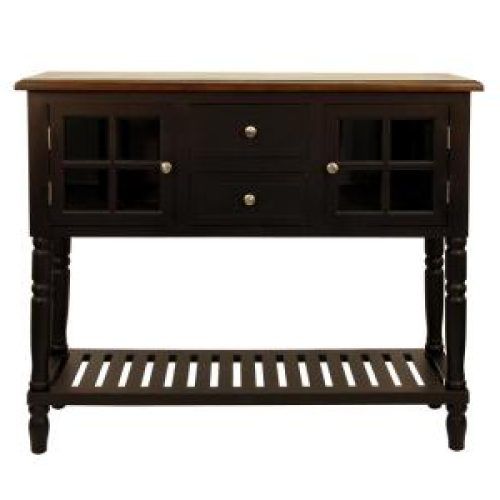 Natural And Caviar Black Console Tables (Photo 17 of 20)