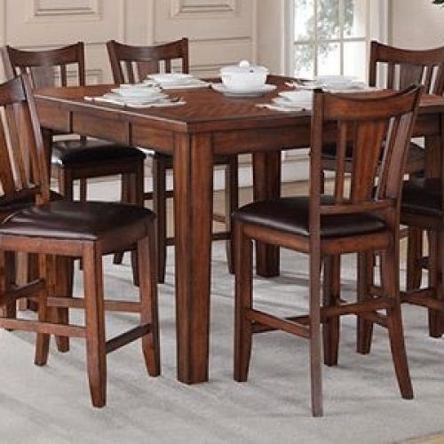 Chandler 7 Piece Extension Dining Sets With Fabric Side Chairs (Photo 11 of 20)