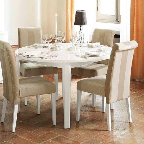 White Round Extending Dining Tables (Photo 18 of 20)