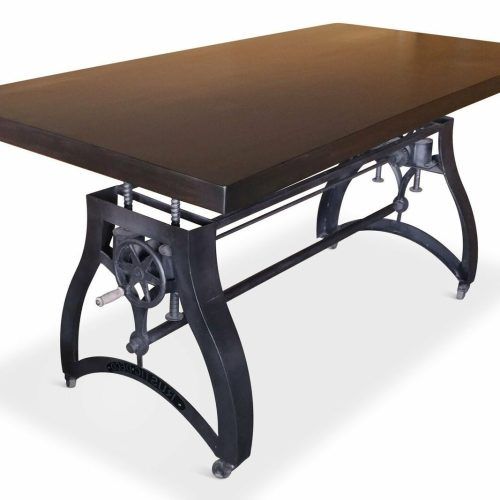 Dellaney 35'' Iron Dining Tables (Photo 8 of 20)