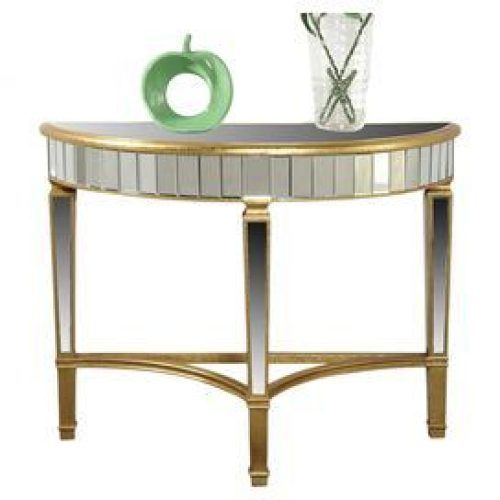Silver Leaf Rectangle Console Tables (Photo 9 of 20)