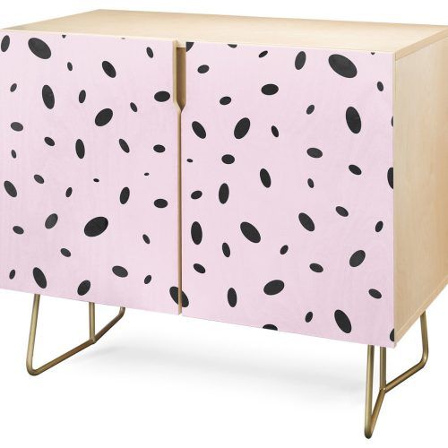 Pink And Navy Peaks Credenzas (Photo 13 of 20)
