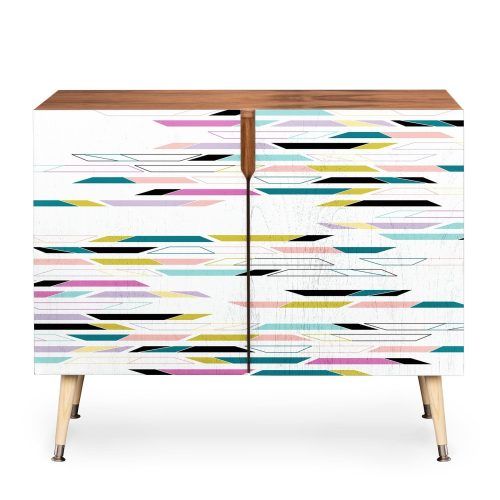 Multi Colored Geometric Shapes Credenzas (Photo 6 of 20)