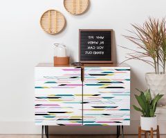 20 Inspirations Multi Colored Geometric Shapes Credenzas
