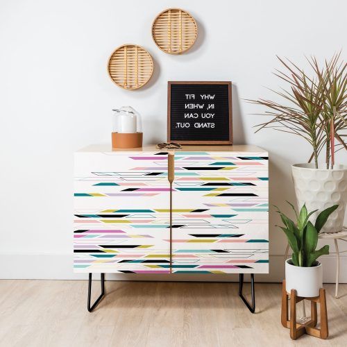 Multi Colored Geometric Shapes Credenzas (Photo 4 of 20)