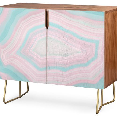 Pale Pink Agate Wood Credenzas (Photo 5 of 20)