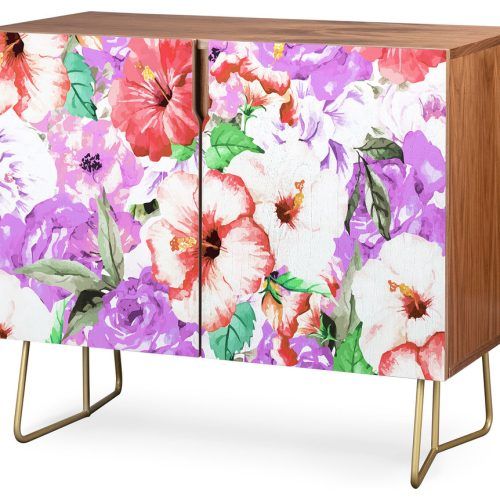 Lovely Floral Credenzas (Photo 6 of 20)