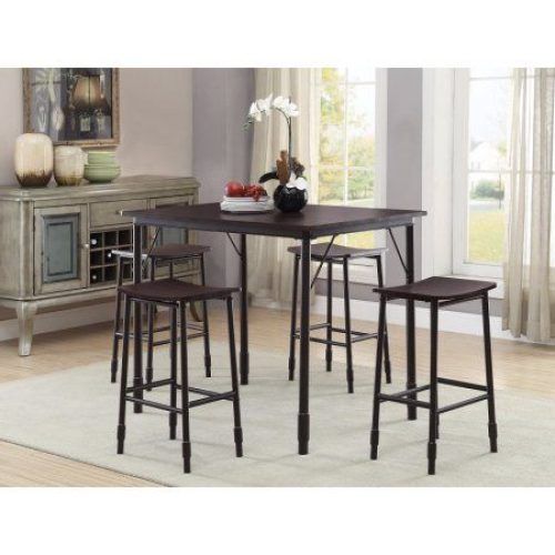 Denzel 5 Piece Counter Height Breakfast Nook Dining Sets (Photo 3 of 20)