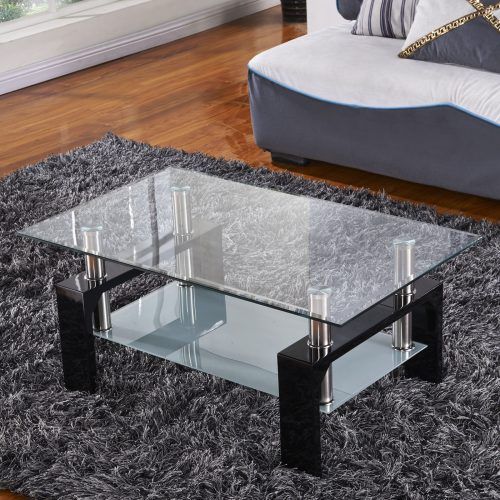 Chrome And Glass Rectangular Coffee Tables (Photo 5 of 20)