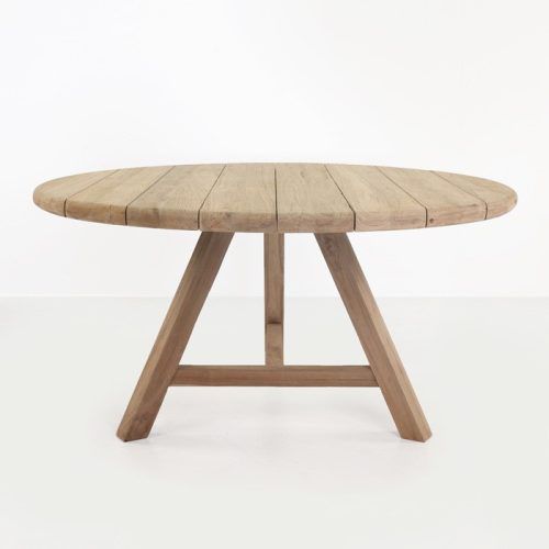 Round Teak Dining Tables (Photo 4 of 20)