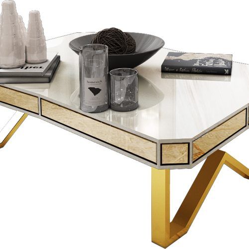 Satin Gold Coffee Tables (Photo 10 of 20)
