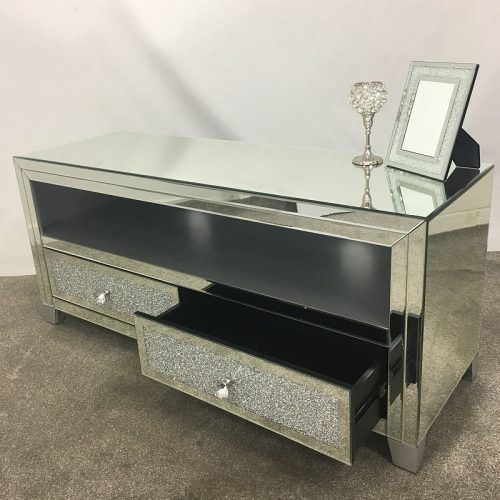 Fitzgerald Mirrored Tv Stands (Photo 10 of 20)