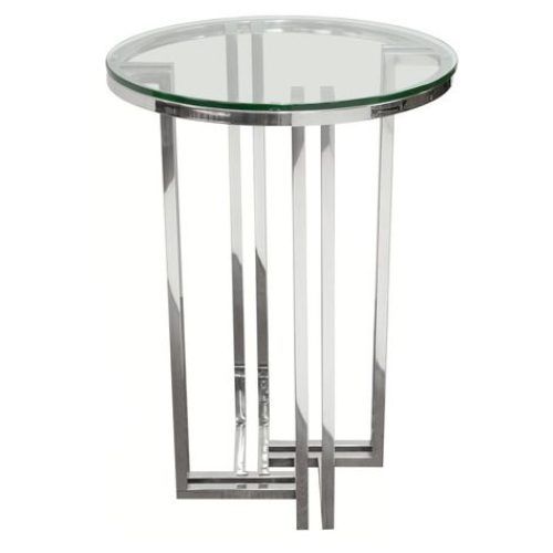Glass And Stainless Steel Console Tables (Photo 15 of 20)