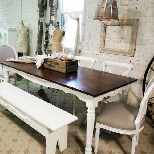 Shabby Chic Dining Sets (Photo 2 of 20)