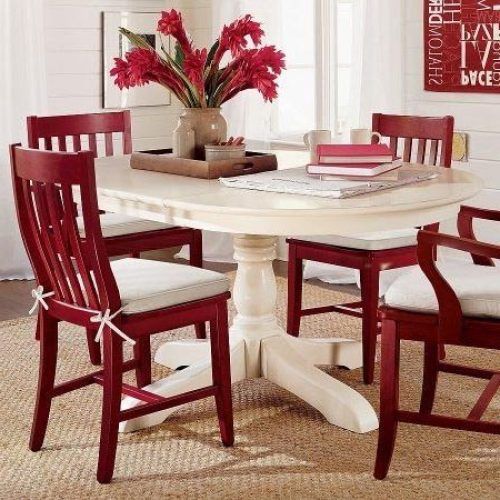 Red Dining Table Sets (Photo 4 of 20)