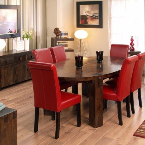 Oak Dining Tables And Leather Chairs (Photo 17 of 20)
