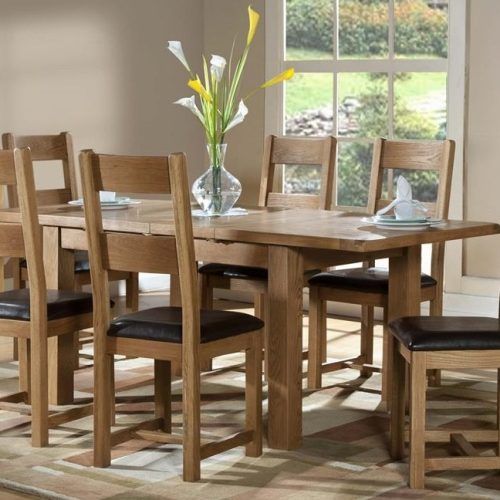 Solid Oak Dining Tables And 6 Chairs (Photo 11 of 20)