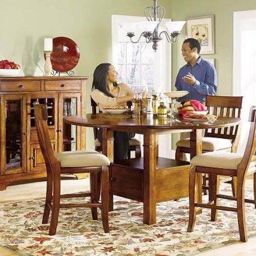 Palazzo 6 Piece Dining Sets With Pearson Grey Side Chairs (Photo 11 of 20)