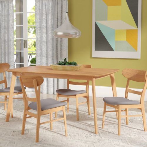 Jaxon Grey 7 Piece Rectangle Extension Dining Sets With Wood Chairs (Photo 8 of 20)