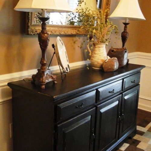 Black Dining Room Sideboards (Photo 7 of 20)